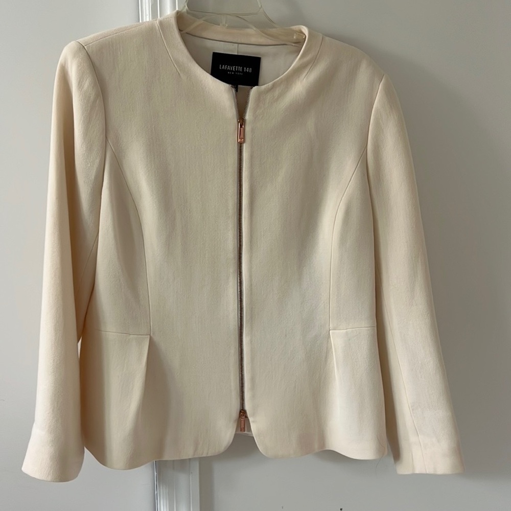 Lafayette 148 New York Women’s Jacket Size 12 | Elegant Blazer Coat